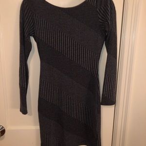 Soprano grey/black sweater dress